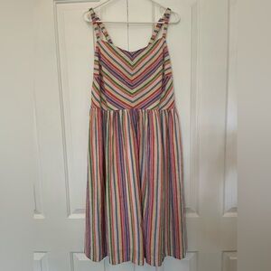 Lane Bryant Multicolor Striped Dress